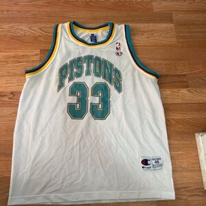 Champion Pistons vintage Grant Hill jersey